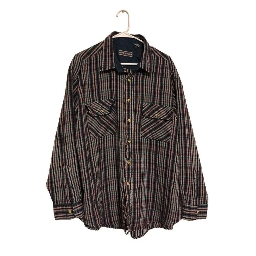 Men’s Plaid David Taylor Jacket Size 2XL
